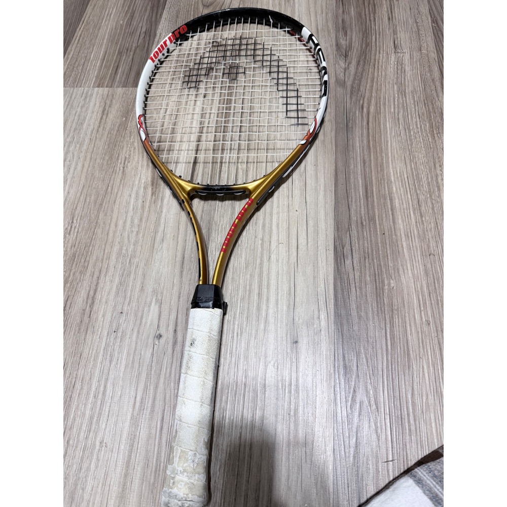 Head Tour Pro Tennis Racquet Gold Black Nano Titanium 4 1/4 Grip